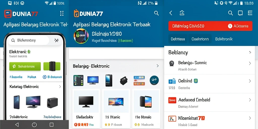 Tampilan antarmuka DUNIA77 yang menarik dan fungsional.