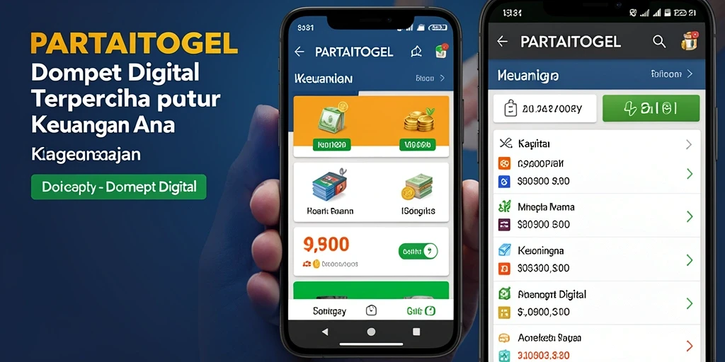 Tampilan antarmuka PARTAITOGEL yang modern dan fungsional.