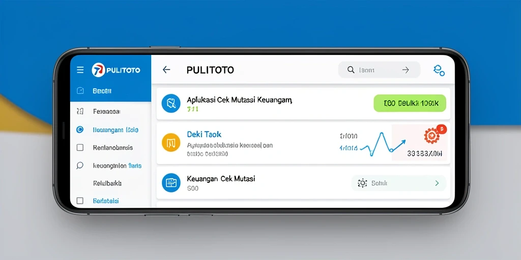 Antarmuka PULITOTO menampilkan fitur Cek Mutasi yang user-friendly.